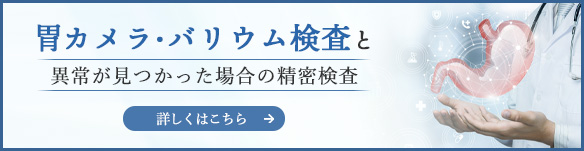 胃カメラ・バリウム検査と異常が見つかった場合の精密検査